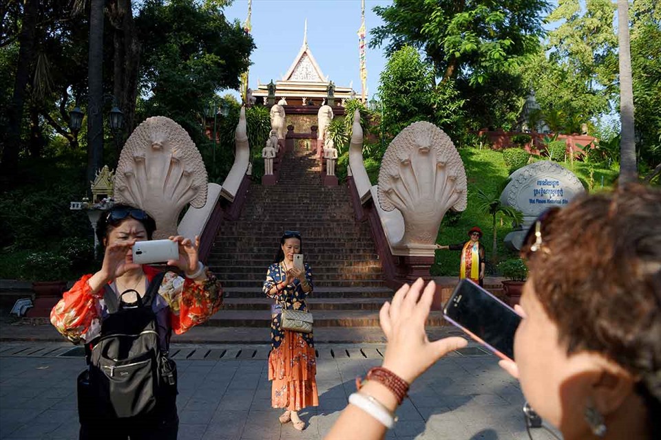 Campuchia có thế mạnh về du lịch văn hóa lịch sử. Ảnh: AFP