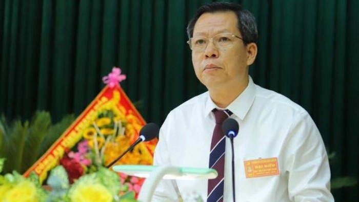 Ông Nguyễn Bá Hùng - Bí thư huyện ủy Như Xuân (Thanh Hóa) bị khởi tố, bắt giam. Ảnh: P.T