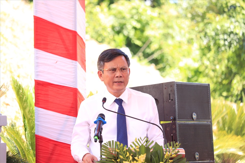 Ông Trần Thắng - Chủ tịch UBND tỉnh Quảng Bình phát biểu tại buổi lễ. Ảnh: Đ.T