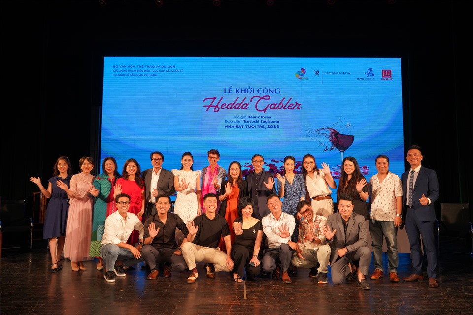 Vở kịch kinh điển “Hedda Gabler” – một trong những kiệt tác tiêu biểu của kịch tác gia Na Uy lừng danh Henrik Ibsen - được dàn dựng ở Việt Nam. Ảnh: Đại sứ quán Na Uy.