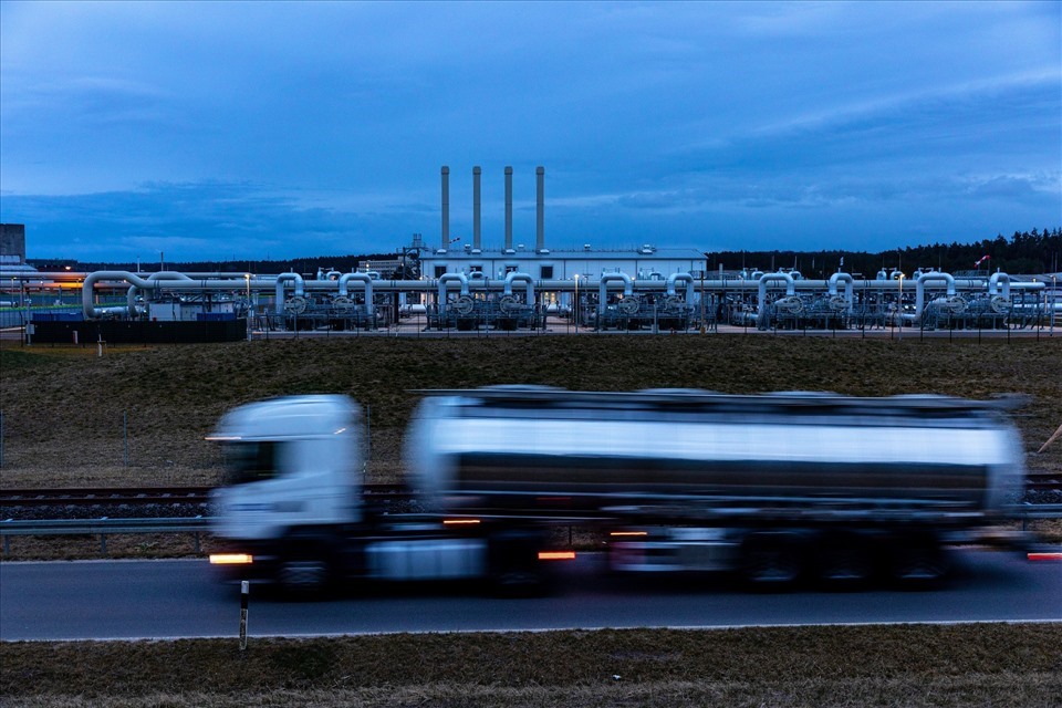 Trạm tiếp nhận khí đốt của dự án Nord Stream ở Lubmin, Đức. Ảnh: Krisztian Bocsi