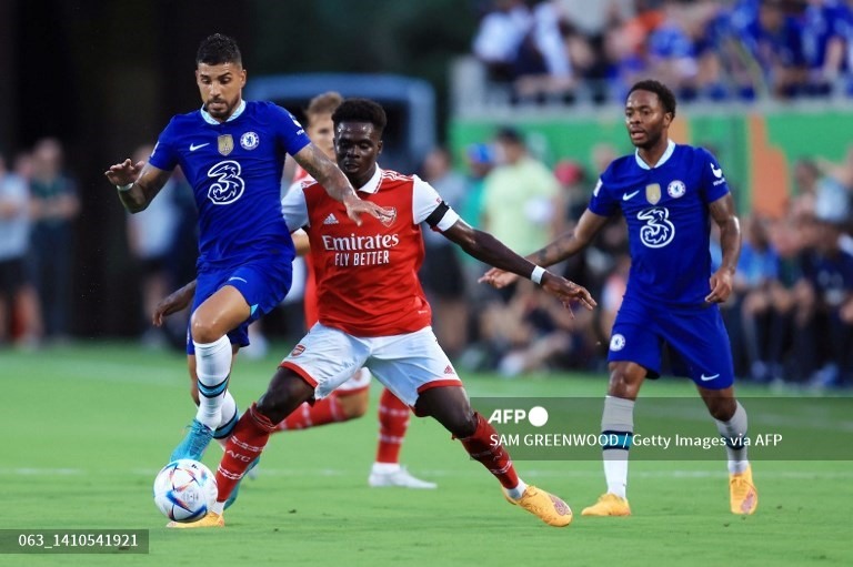 Chelsea lộ ra nhiều yếu điểm trong trận thua trước Arsenal. Ảnh: AFP