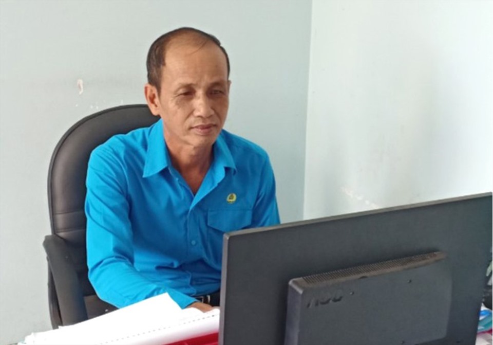Anh Thái Cường Phú - Chủ tịch CĐCS xã Phú Thọ, huyện Tam Nông.