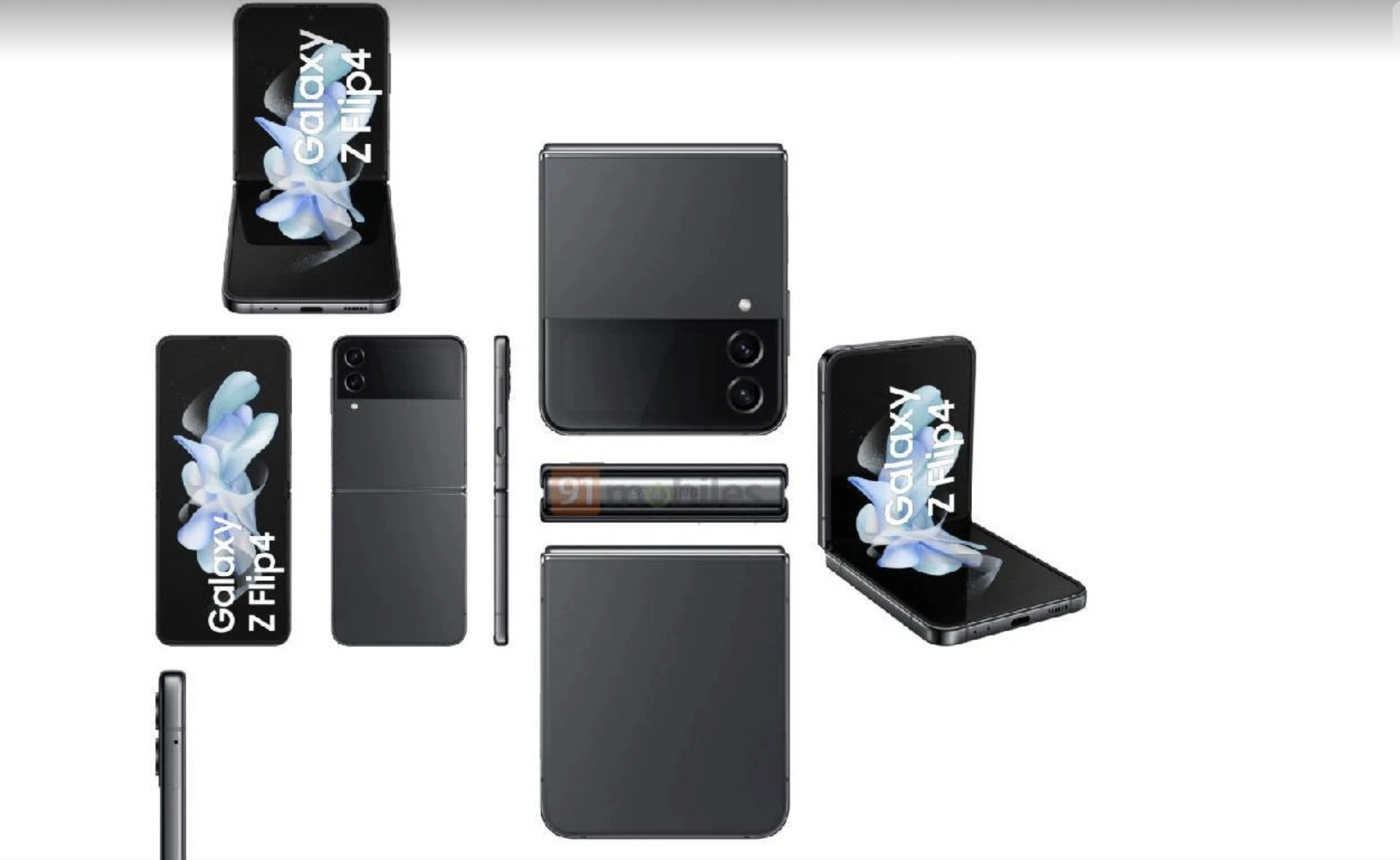 Hình ảnh rõ nét của Galaxy Z Flip 4. Ảnh chụp màn hình