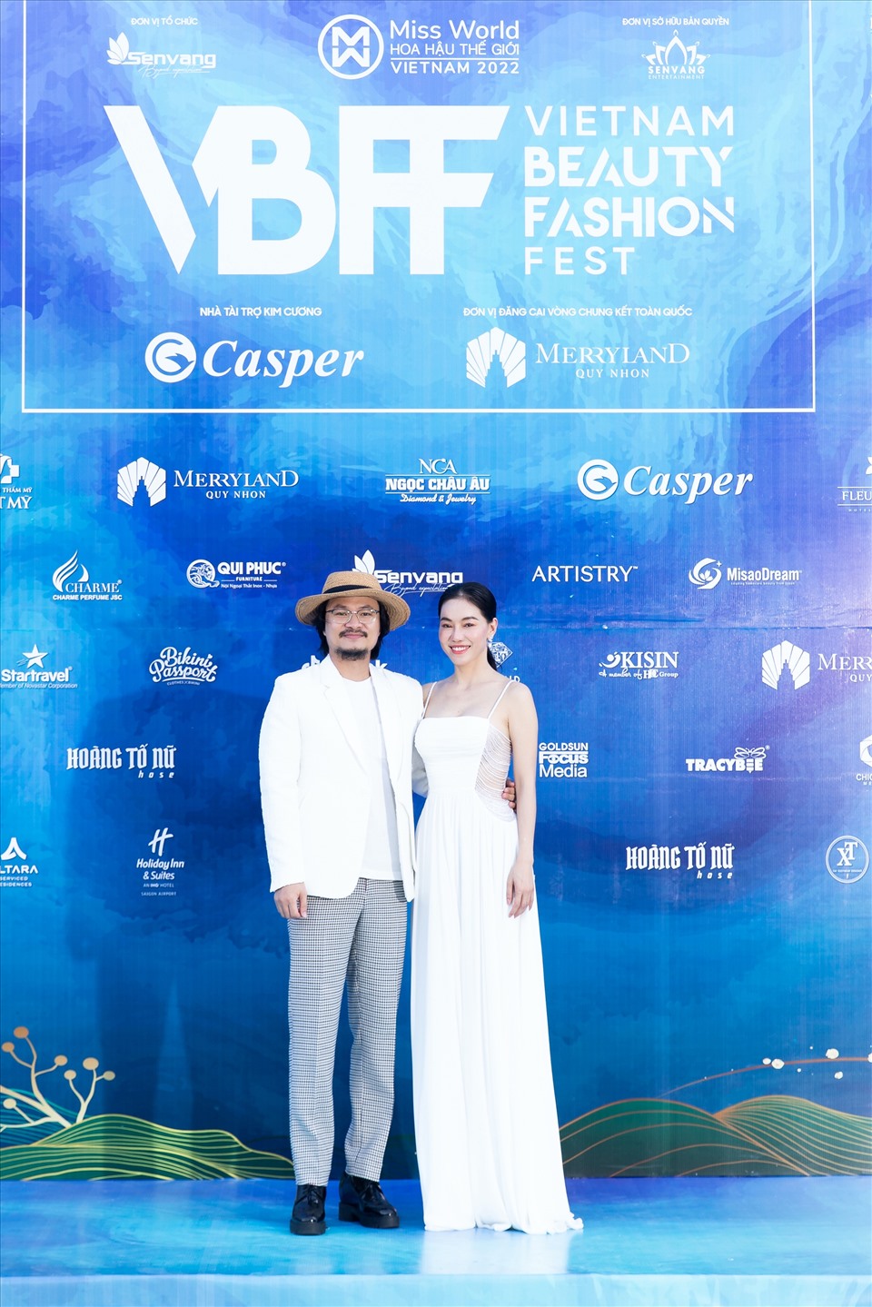 Đạo diễn Hoàng Nhật Nam và Phạm Kim Dung đứng ra tổ chức “Vietnam Beauty Fashion Fest 2022“. Ảnh: NSCC