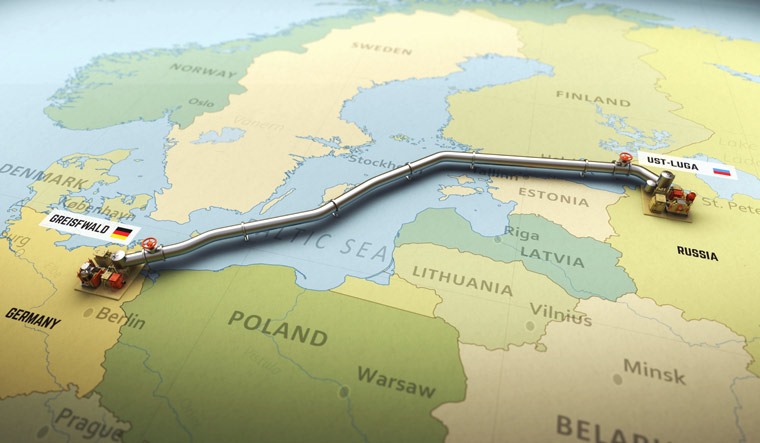 Đường ống Nord Stream dẫn khí từ Nga sang Đức. Ảnh: Shutterstock
