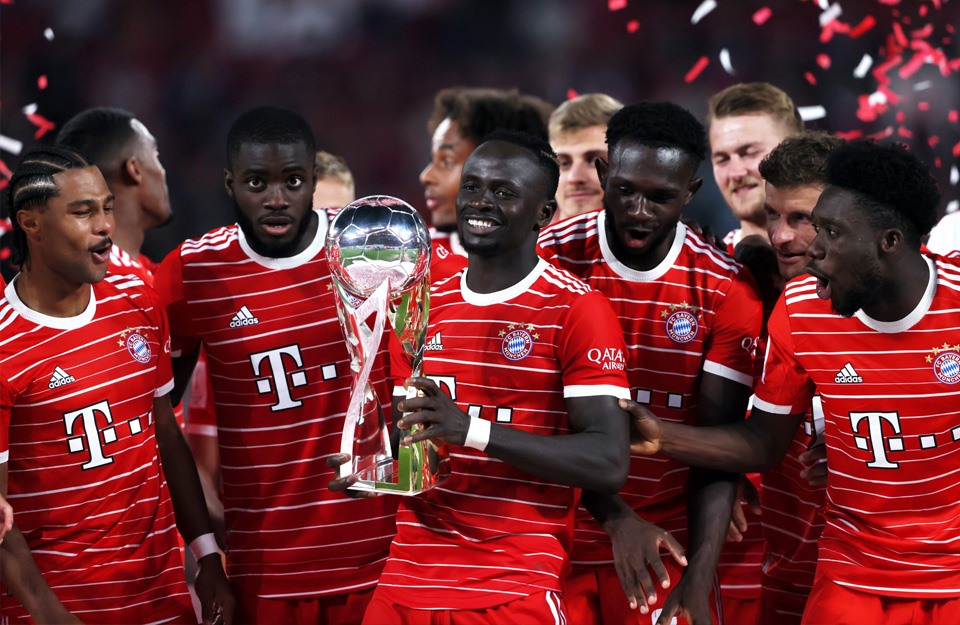 Tân binh Sadio Mane chỉ ghi 1 bàn là đã có danh hiệu với Bayern. Ảnh: Get German Football News