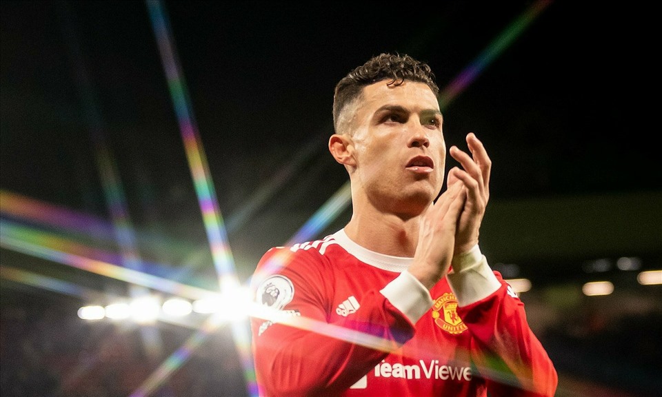 Ronaldo đã ngầm nói lời chào với Manchester United? Ảnh: AFP