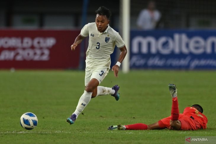 U19 Thái Lan rất tự tin đối đầu với U19 Indonesia sau 2 trận toàn thắng. Ảnh: Antara