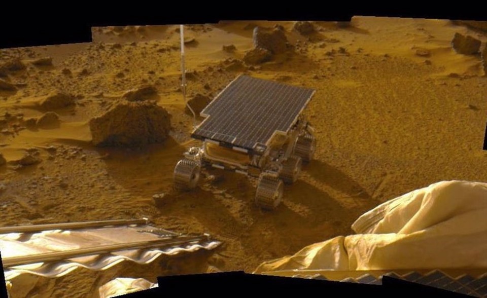 Sojourner, tàu thám hiểm tự hành đầu tiên của NASA trên sao Hỏa. Ảnh: NASA