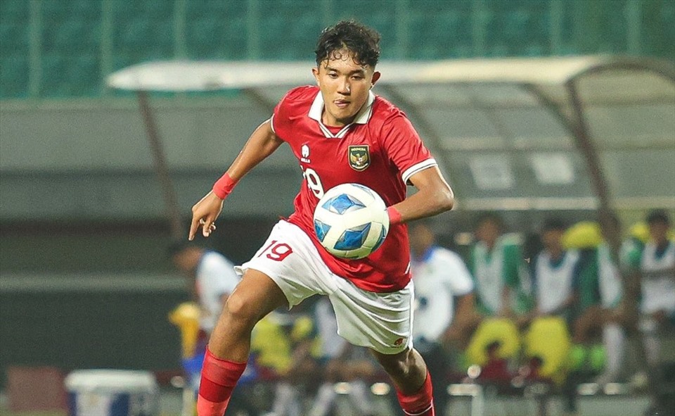 อินโดนีเซีย U19 มุ่งมั่นที่จะหาเป้าหมายให้กับประเทศไทย U19 แต่ทำไม่ได้  ภาพถ่าย: “Antar”