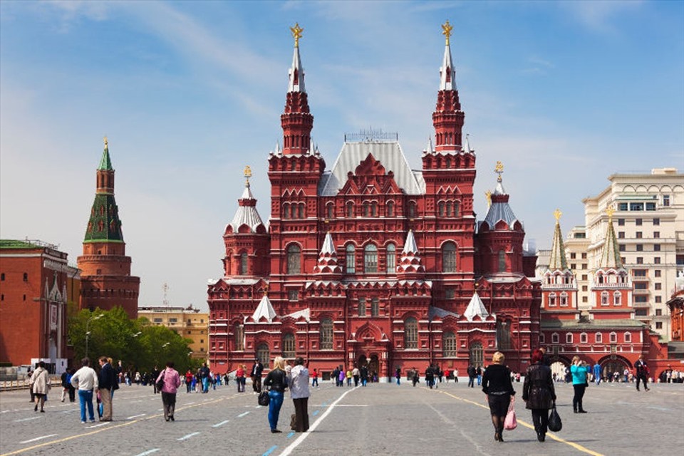 Quảng trường Đỏ ở thủ đô Mátxcơva, Nga. Ảnh: Lonely Planet