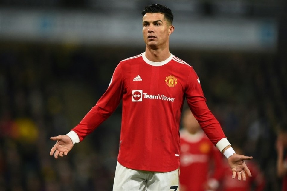 Ronaldo đang không hạnh phúc tại Man United. Ảnh: AFP