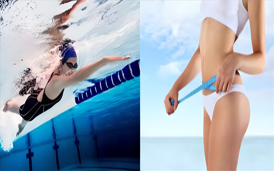 Bơi lội: Bơi lội được xem là phương pháp giảm cân an toàn và hiệu quả. Sự tác động của nước trong khi bơi cùng với vận động thân thể giúp hệ cơ trở nên săn chắc, máu được tuần hoàn, giúp mỡ thừa được tiêu hao tối đa. Nếu bơi liên tục trong 1 tiếng có thể đốt cháy được 400-500 calo. Ngoài ra bơi cũng là phương pháp hiệu quả giúp tăng chiều cao.