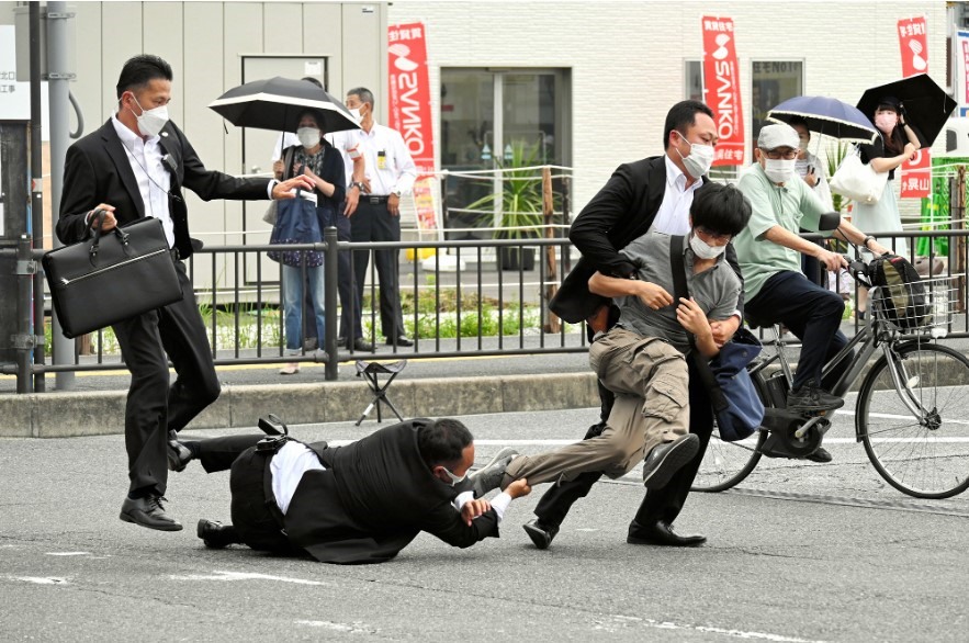 Nghi phạm bắn cựu Thủ tướng Abe Shinzo được xác định là Tetsuya Yamagami. Ảnh chụp màn hình