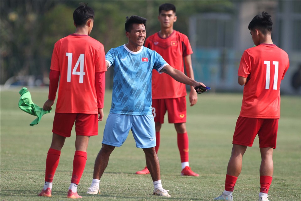 U16 Việt Nam sẵn sàng hướng đến trận đấu với U16 Philippines. Ảnh: VFF