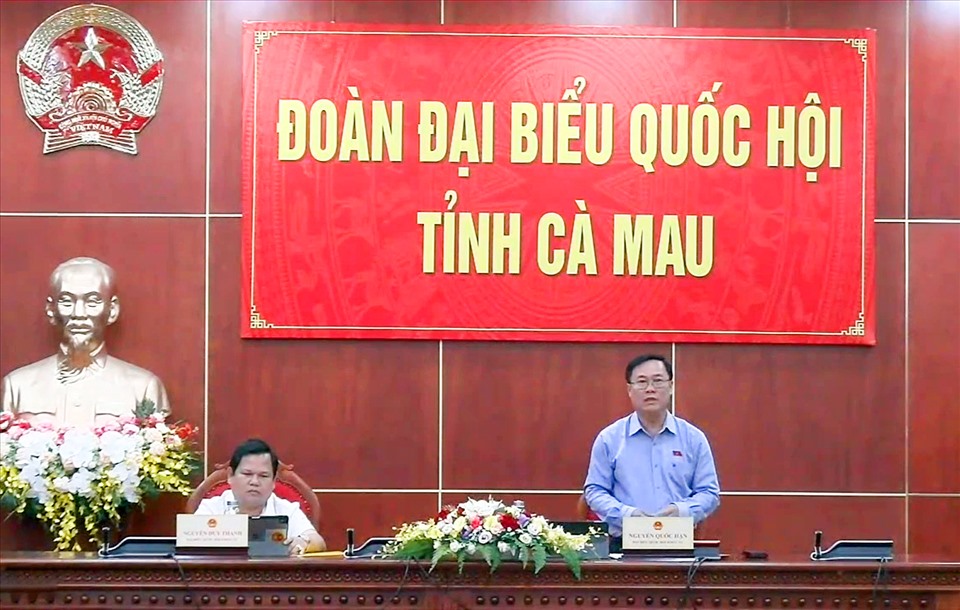 Đại biểu Nguyễn Quốc Hận (Đoàn Cà Mau).