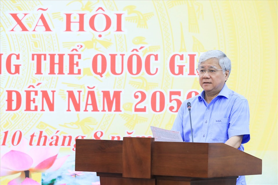 Ông Đỗ Văn Chiến, Chủ tịch Ủy ban Trung ương MTTQ Việt Nam.
