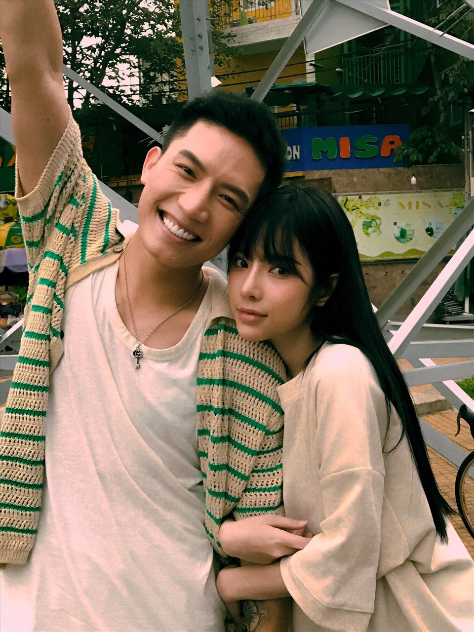 Anh Tú và LyLy được cho là một cặp đôi của showbiz Việt. Ảnh: NVCC