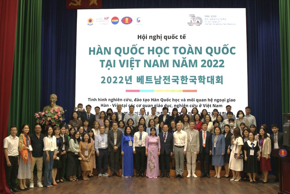 Hội nghị quốc tế Hàn Quốc học toàn quốc tại Việt Nam năm 2022. Ảnh: Thủy Tiên