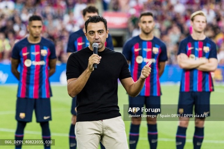 Xavi tỏ ra tự tin với những cầu thủ mà ông đang sở hữu trong tay. Ảnh: AFP