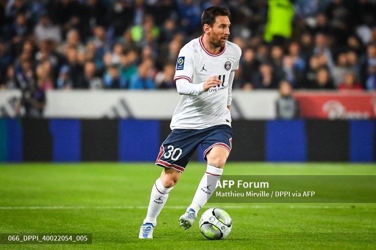 Messi trải qua mùa giải 2021-2022 không thực sự nổi bật.  Ảnh: AFP