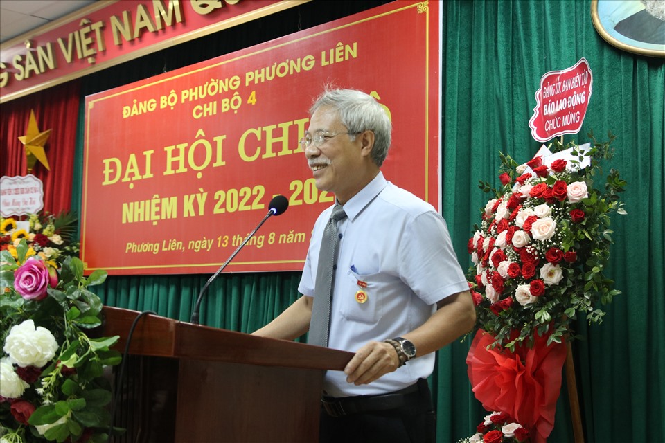 Ông Nguyễn Quốc Hùng - Bí thư Chi bộ Khu dân cư số 4, phường Phương Liên.