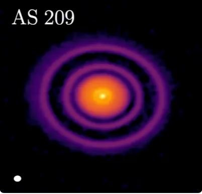 AS 209 là ngôi sao trẻ trong chòm sao Ophiuchus, nơi các nhà khoa học xác định có thể đang chứa một trong những ngoại hành tinh trẻ nhất từ ​​trước đến nay. Ảnh chụp màn hình
