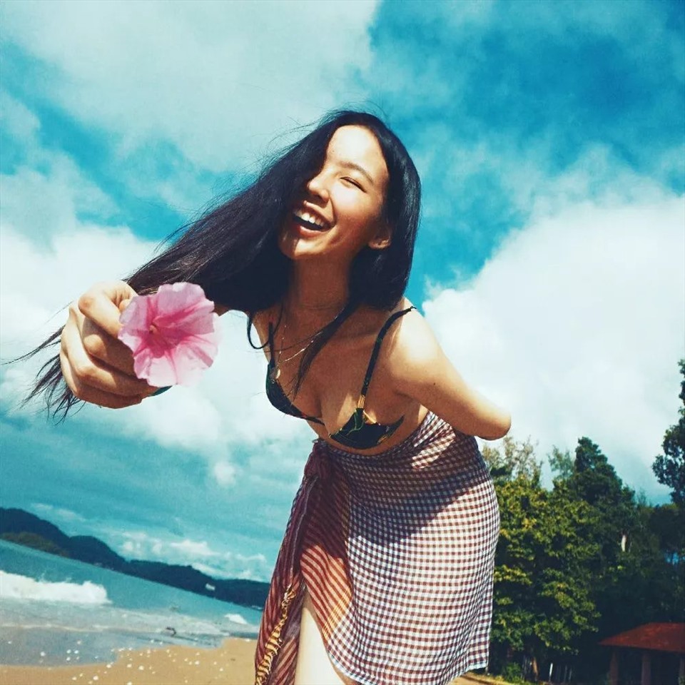 Cô nàng còn từng chu du các tỉnh miền núi phía Bắc, chèo đèo lội suối đến Thái Nguyên, Hà Giang.