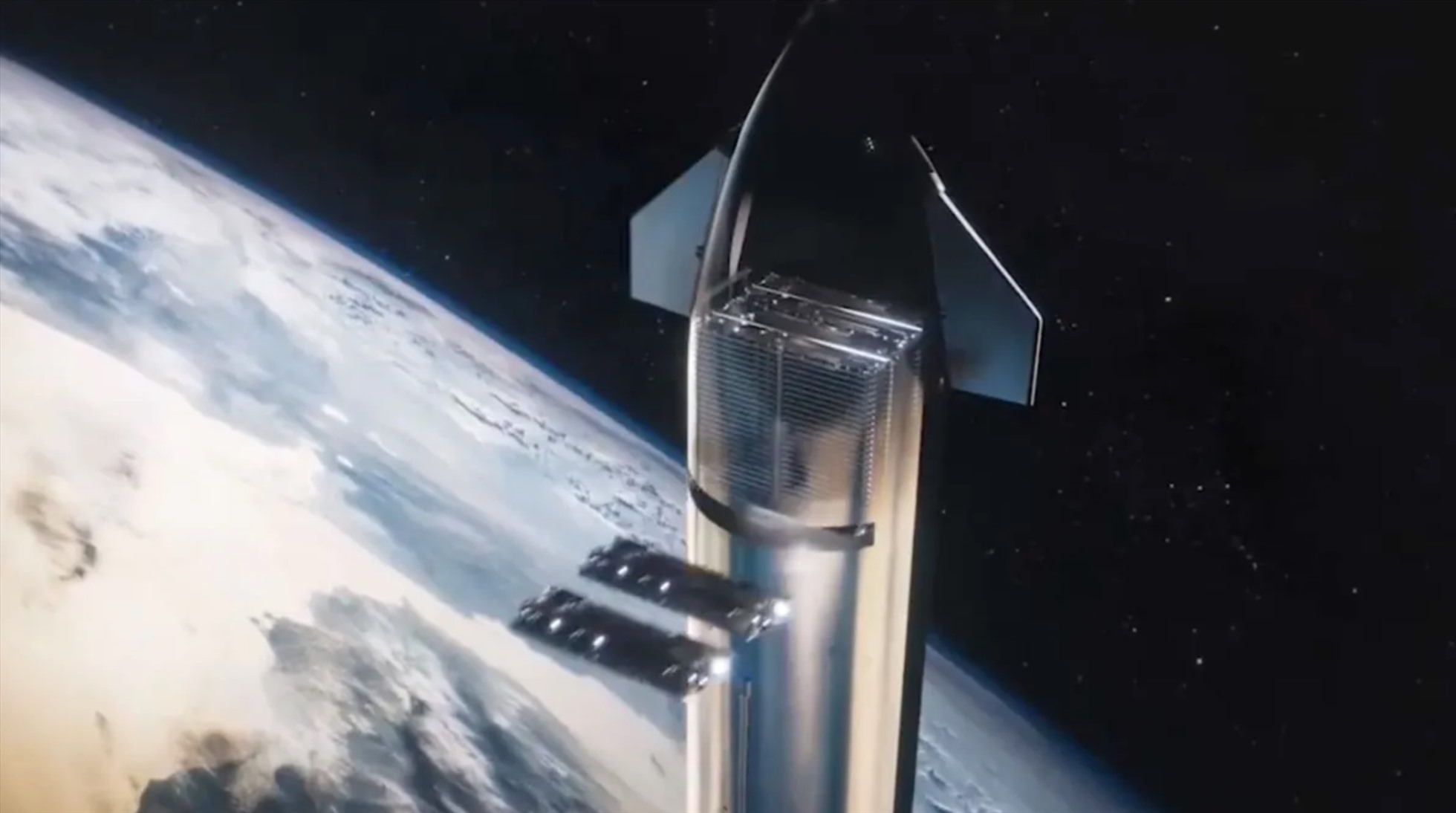 Hình ảnh dự kiến của vệ tinh Starlink 2.0. Ảnh: Elon Musk
