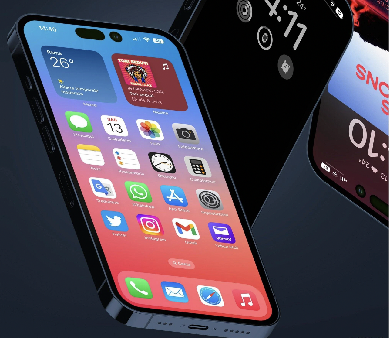iPhone 14 Pro sẽ có màn hình OLED 1284 x 2778. Ảnh chụp màn hình