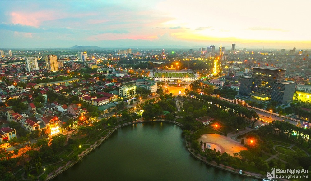 Diện mạo đô thị hiện đại tại Nghệ An chuyển mình “ngoạn mục” (Nguồn:Baonghean.vn)