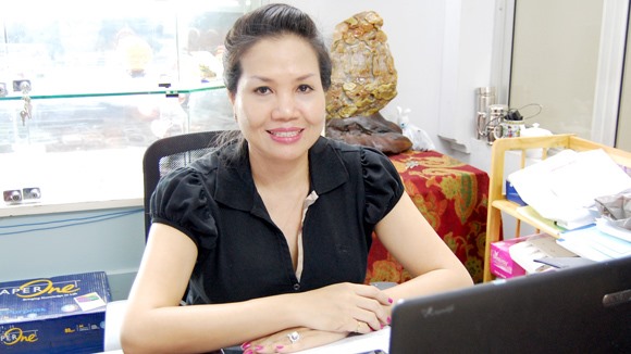 Bà Lê Thúy Hằng - Tổng giám đốc Công ty Vàng bạc đá quý Sài Gòn (Công ty SJC)