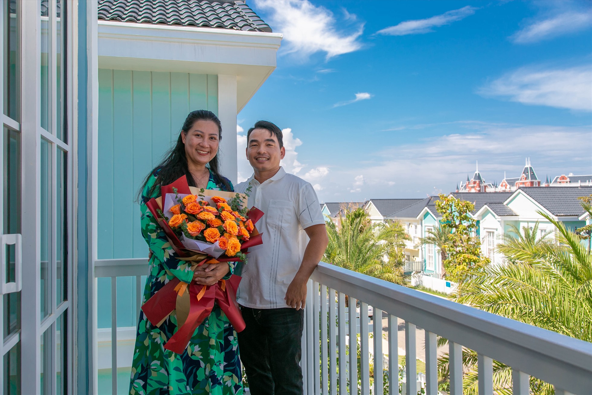 Vợ chồng chị Cao Thị Thiên Trang đánh giá đây là căn second home có vị trí tuyệt vời, đáng để đầu tư.