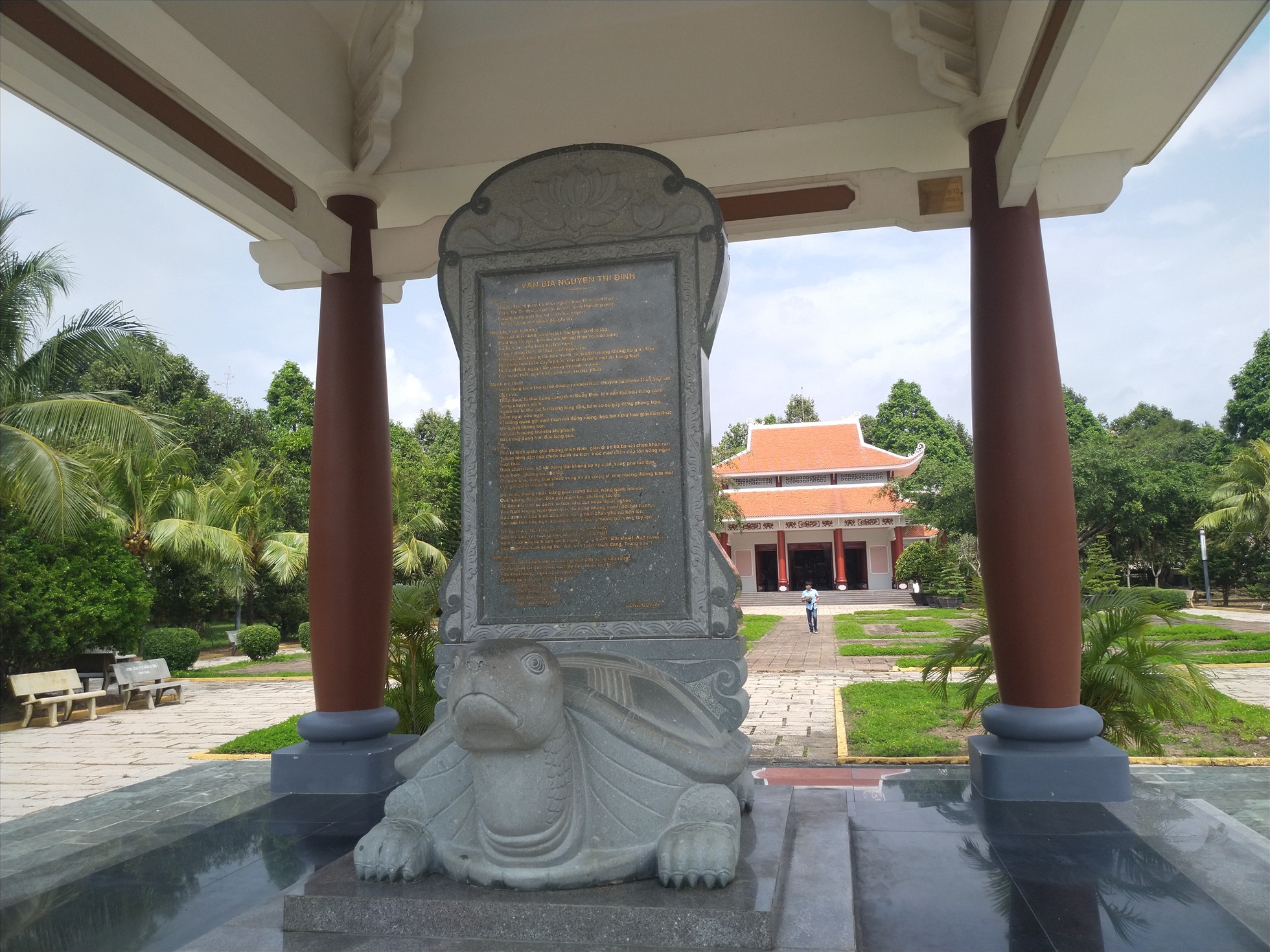 Khu lưu niệm Nữ tướng Nguyễn Thị Định. Ảnh: K.Q