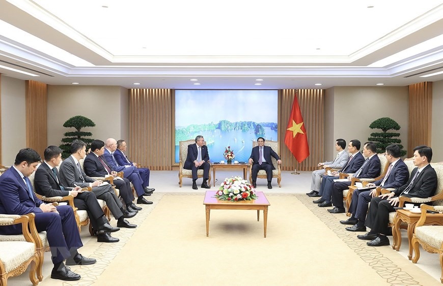 Chuyến thăm Việt Nam của Phó Thủ tướng, Bộ trưởng Ngoại giao Kazakhstan có ý nghĩa quan trọng đúng vào thời điểm hai nước kỷ niệm 30 năm thiết lập quan hệ ngoại giao (1992-2022). Ảnh: TTXVN