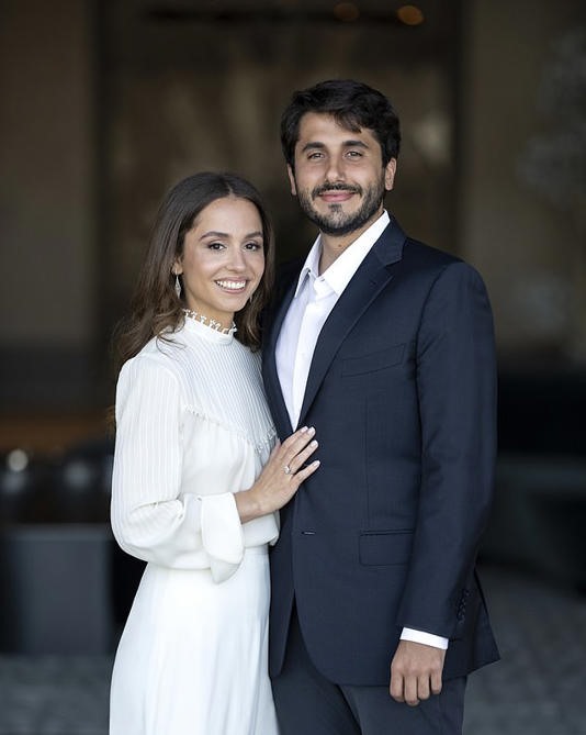 Công chúa Iman và nhà đầu tư mạo hiểm người Venezuela Jameel Thermiotis. Ảnh: Hoàng gia Jordan