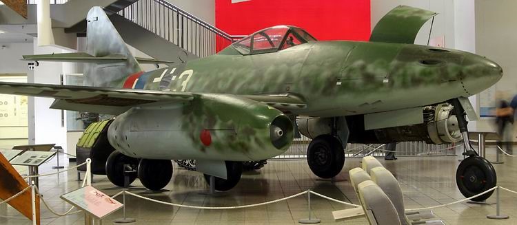 Chiếc Me 262 được trưng bày trong bảo tàng. Ảnh: Wiki