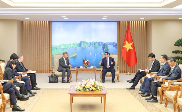 Thủ tướng khẳng định Việt Nam luôn coi trọng quan hệ song phương với Vương quốc Anh. Ảnh: VGP
