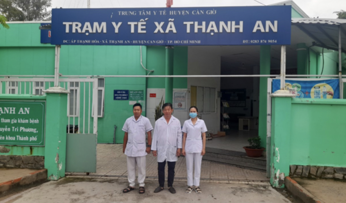 Trạm y tế xã đảo Thạnh An cần được đầu tư xây mới đạt chuẩn và phù hợp điều kiện xã đảo. Ảnh: Sở Y tế TPHCM