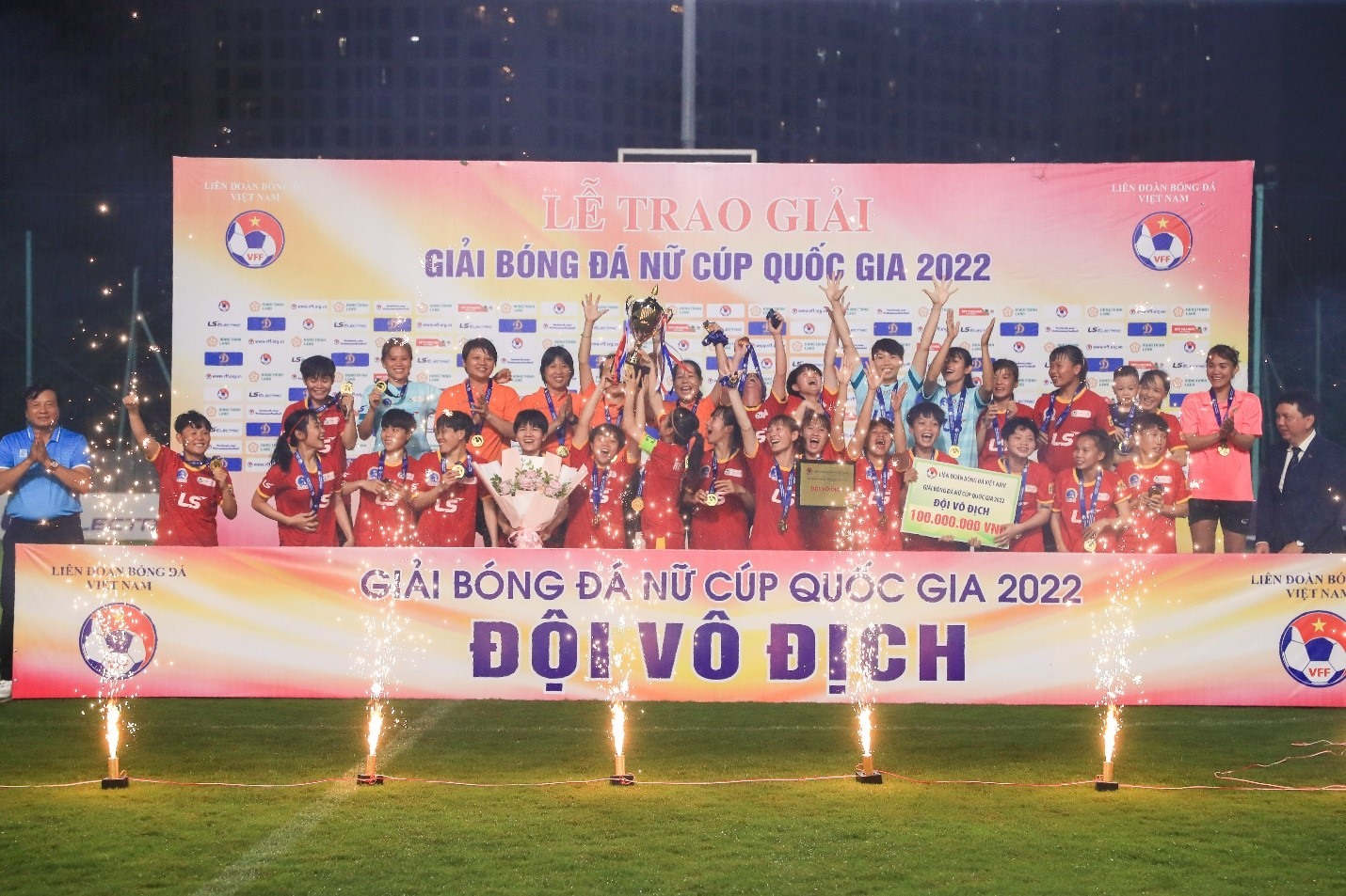 Chiến thắng trước Hà Nội I giúp TPHCM I có lần thứ 3 lên ngôi vô địch ở giải bóng đá Nữ Cúp Quốc gia.
