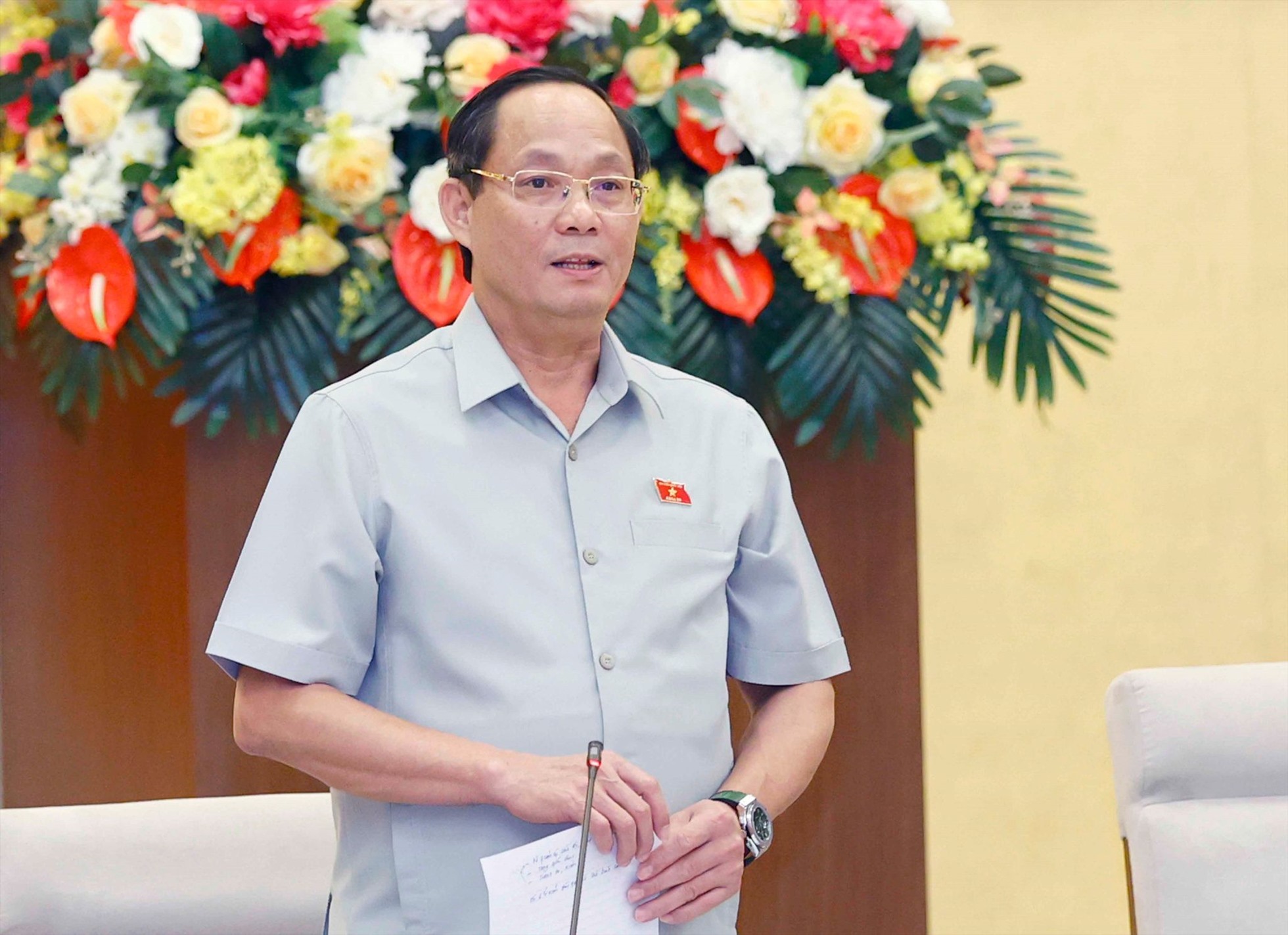 Phó Chủ tịch Quốc hội Trần Quang Phương.