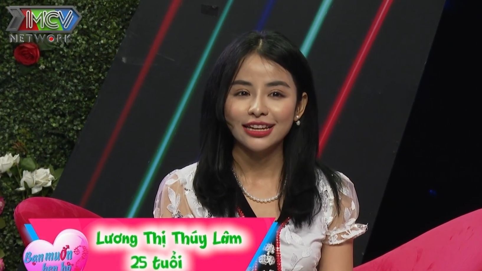 Cô gái dân tộc Thái tại chương trình. Ảnh: MCV.