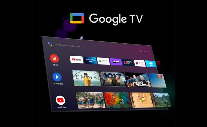 Ứng dụng Google TV đang được cải tiến mạnh mẽ. Ảnh chụp màn hình.