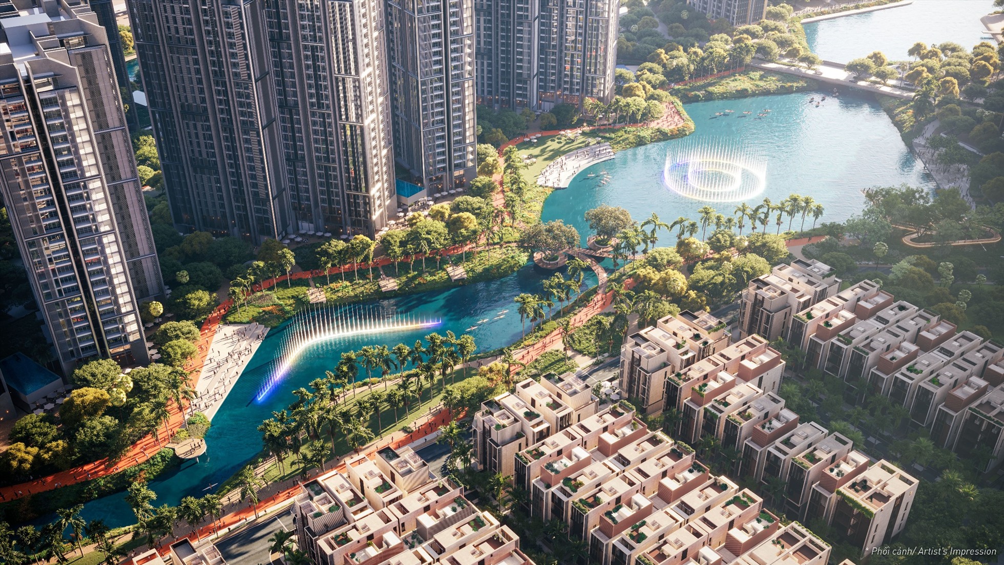 The Global City hội tụ tất cả yếu tố về một trung tâm mới của TP HCM. Ảnh: Masterise Homes