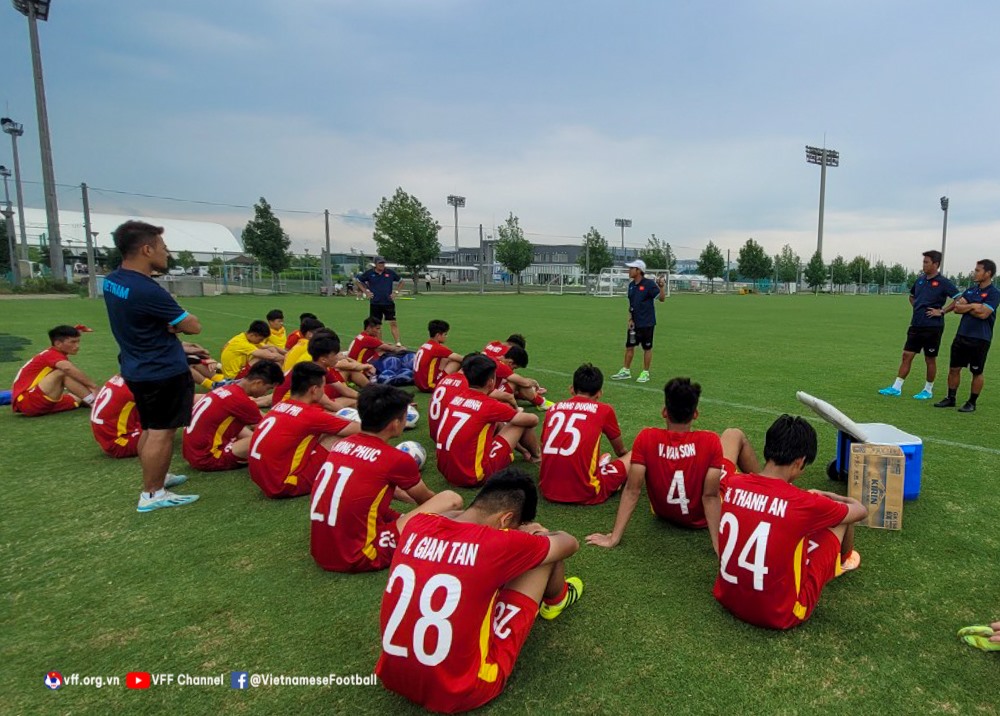 U20 Việt Nam đã có những bài học bổ ích trên đất Nhật Bản. Ảnh: VFF
