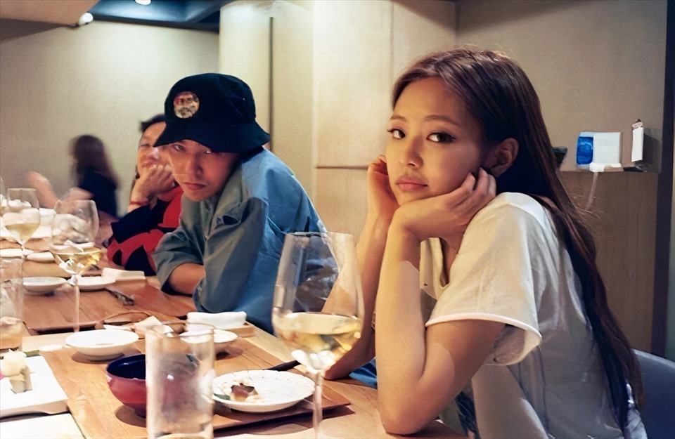 Trước V, Jennie từng dính nghi vấn hẹn hò G-Dragon (Big Bang). Ảnh: Allkpop