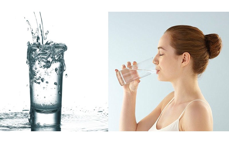 Uống đủ nước: Uống 1-1,5 lít nước mỗi ngày trong thời gian vài tuần giúp bạn giảm đáng kể về trọng lượng. Bạn sẽ đạt hiệu quả cao hơn nếu uống nước lạnh thay cho nước ấm.