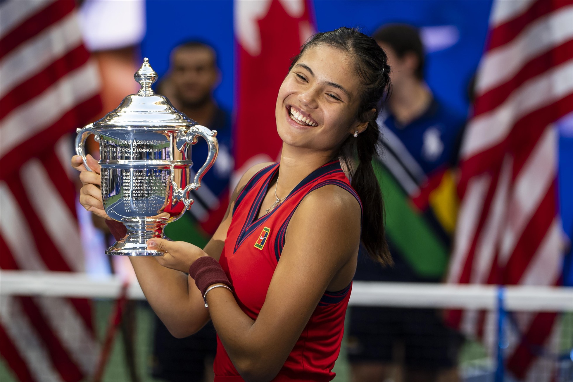 Emma Raducanu bắt đầu bảo vệ danh hiệu từ thứ hai (29.8). Ảnh: US Open