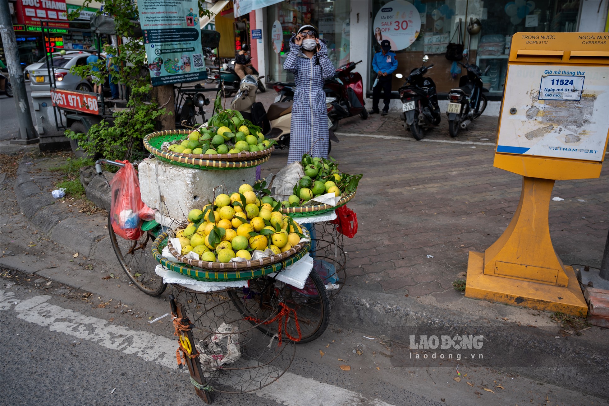 Những ngày này, trên dọc các tuyến phố, con đường Hà Nội, lại thấy những đôi quang gánh chòng chành trên chiếc xe đạp cũ chở những trái thị thơm ngang phố. Hình ảnh đó khiến bao người vừa háo hức, vừa bồi hồi.